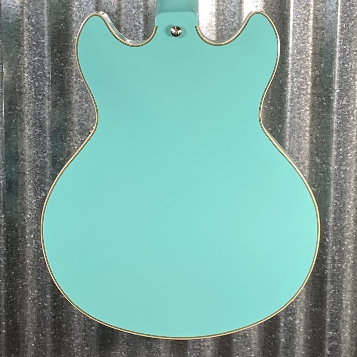 D'Angelico Guitars Premier Mini DC Semi Hollow Body Surf Green Tortoise Pickguard #7321