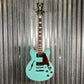 D'Angelico Guitars Premier Mini DC Semi Hollow Body Surf Green Tortoise Pickguard #7318