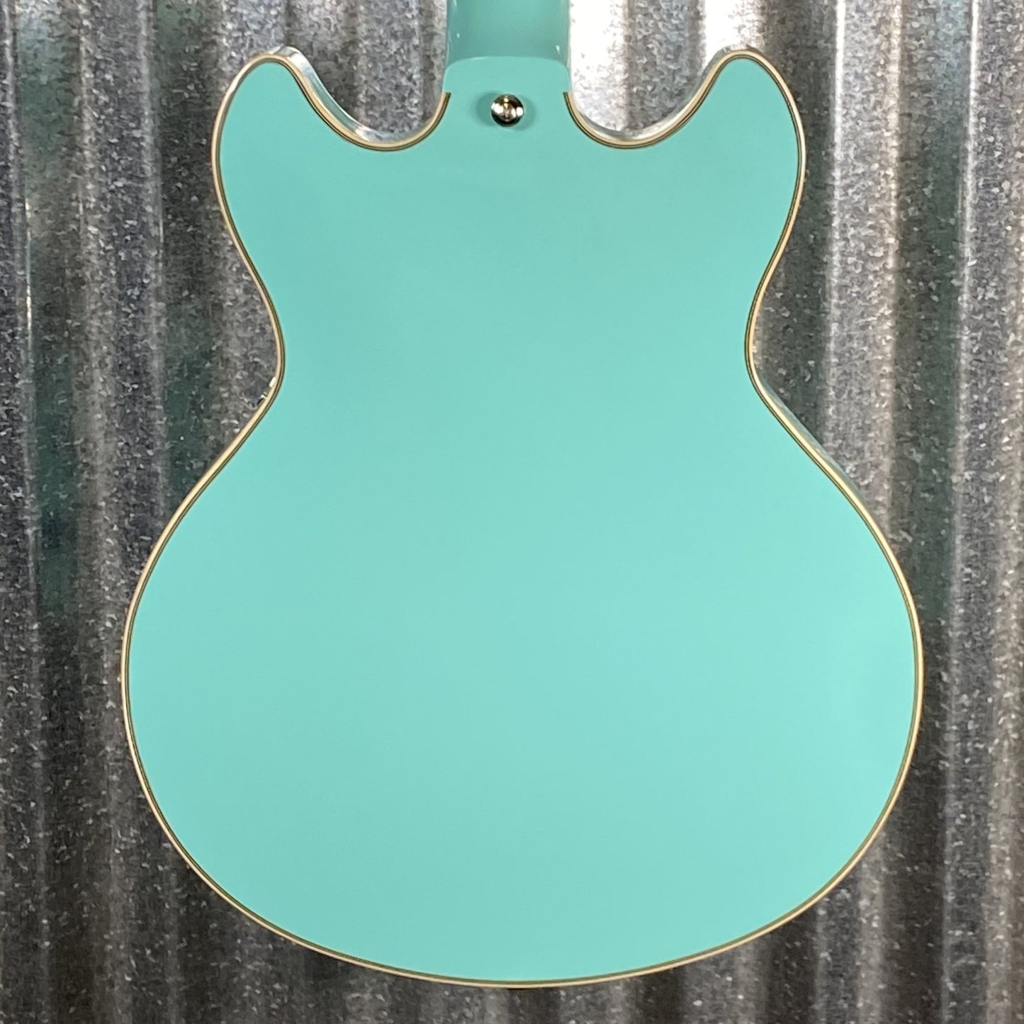 D'Angelico Guitars Premier Mini DC Semi Hollow Body Surf Green Tortoise Pickguard #7318