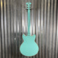 D'Angelico Guitars Premier Mini DC Semi Hollow Body Surf Green Tortoise Pickguard #7318