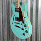 D'Angelico Guitars Premier Mini DC Semi Hollow Body Surf Green Tortoise Pickguard #7320