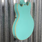 D'Angelico Guitars Premier Mini DC Semi Hollow Body Surf Green Tortoise Pickguard #7320