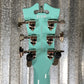 D'Angelico Guitars Premier Mini DC Semi Hollow Body Surf Green Tortoise Pickguard #7307