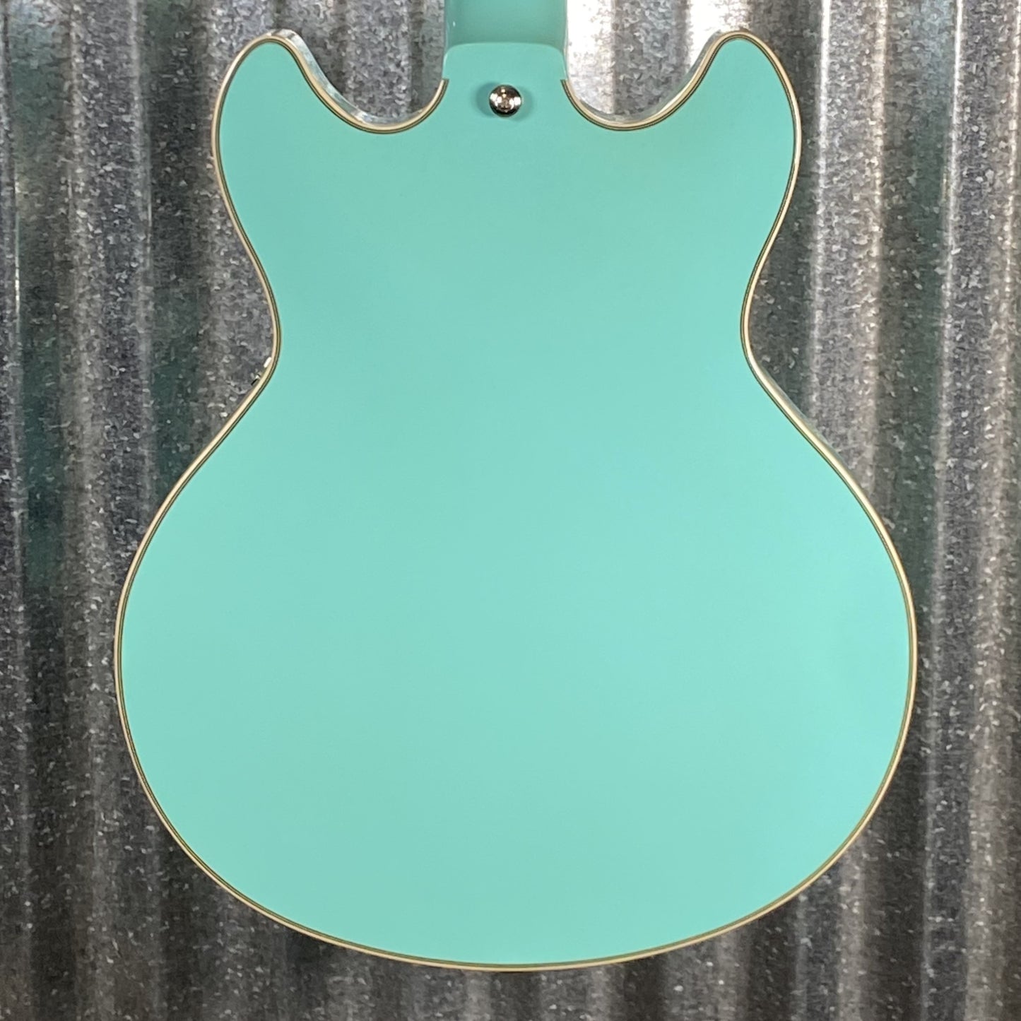 D'Angelico Guitars Premier Mini DC Semi Hollow Body Surf Green Tortoise Pickguard #7307