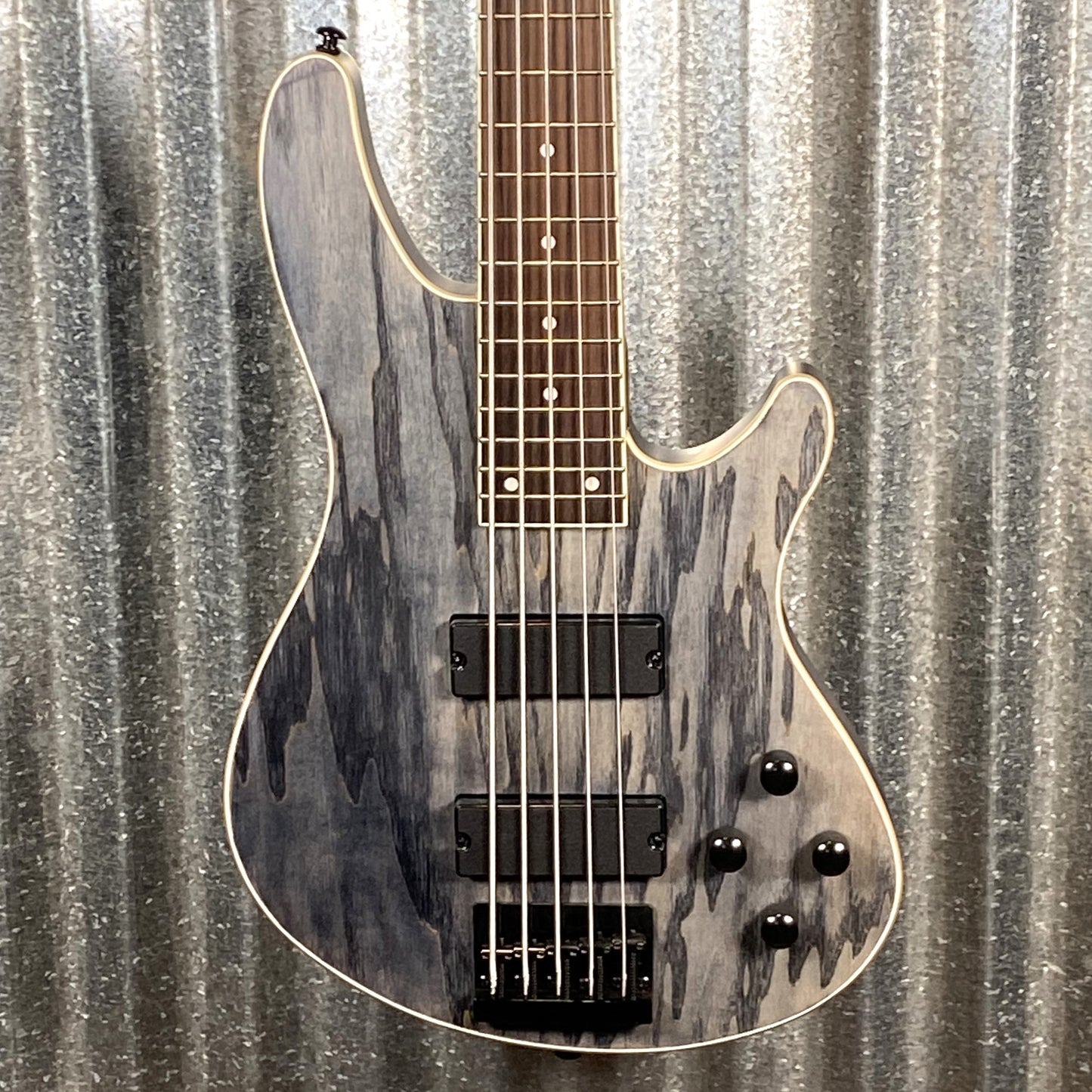 Schecter C-5 Standard Charcoal Satin 5 String Bass #1008 Blem