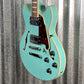 D'Angelico Guitars Premier Mini DC Semi Hollow Body Surf Green Tortoise Pickguard #7322