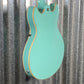 D'Angelico Guitars Premier Mini DC Semi Hollow Body Surf Green Tortoise Pickguard #7322