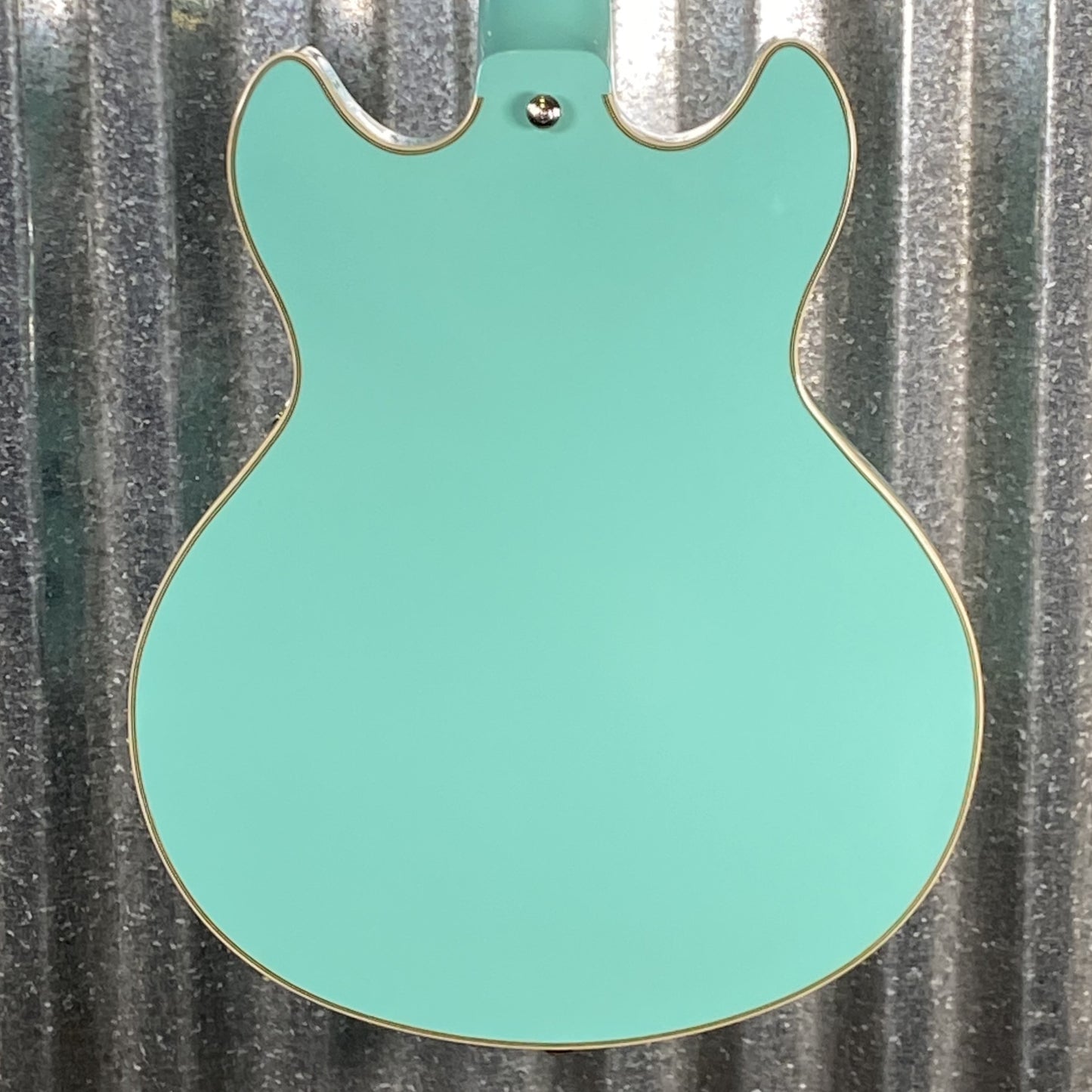 D'Angelico Guitars Premier Mini DC Semi Hollow Body Surf Green Tortoise Pickguard #7322