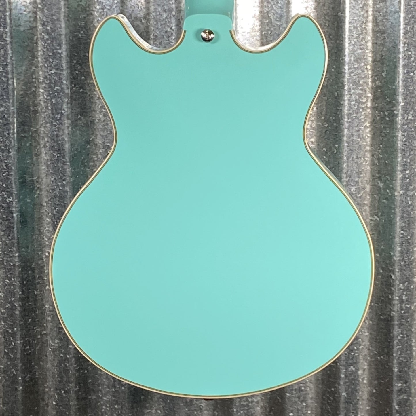 D'Angelico Guitars Premier Mini DC Semi Hollow Body Surf Green Tortoise Pickguard #7309