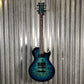 Schecter Solo-II Standard Ocean Blue Burst Burl Guitar #0816