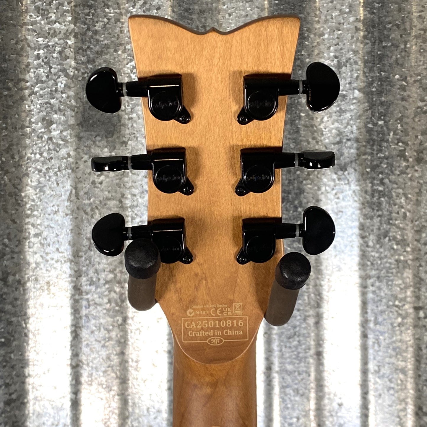 Schecter Solo-II Standard Ocean Blue Burst Burl Guitar #0816