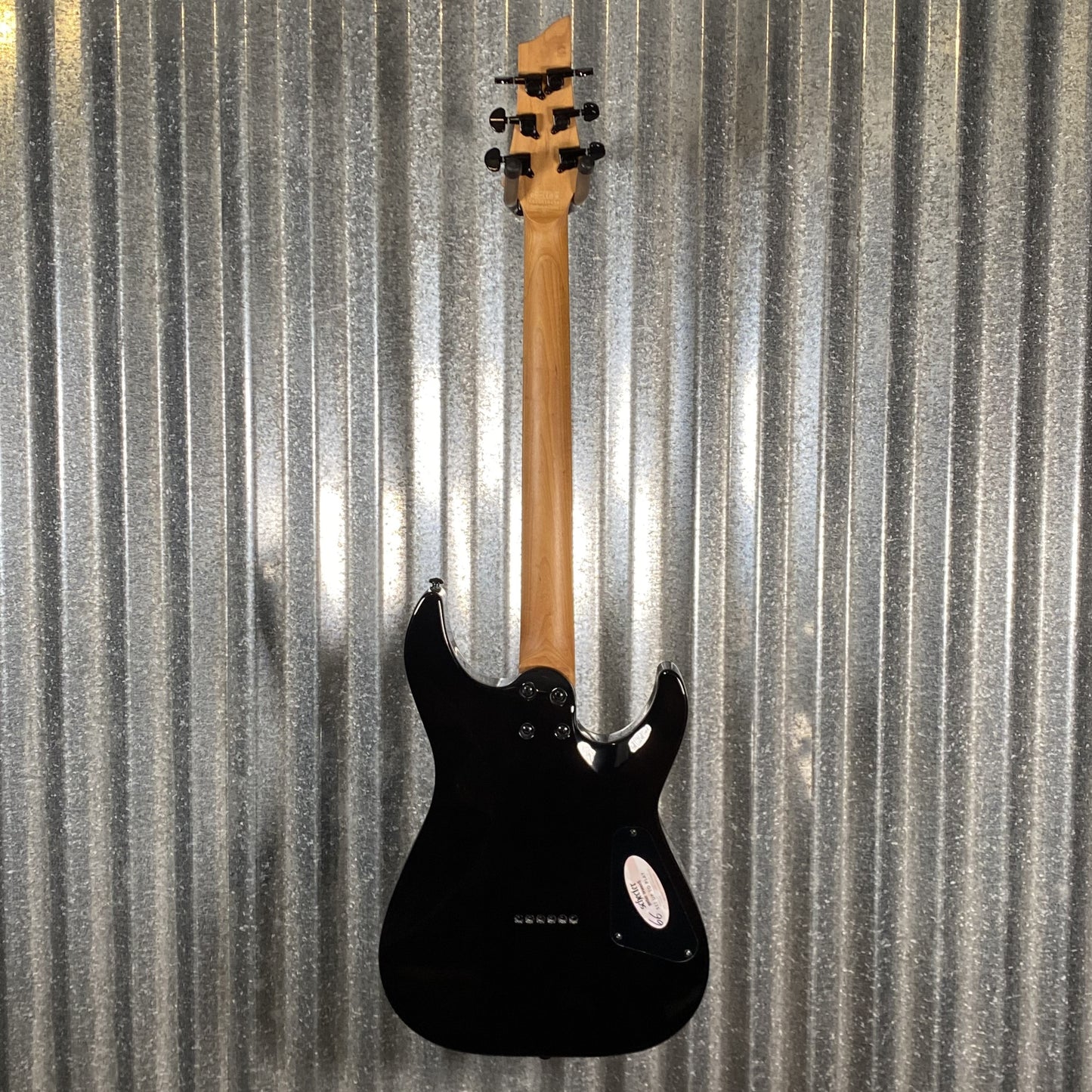 Schecter C-1 Standard Black Fade Burst Burl Left Hand Guitar #0454