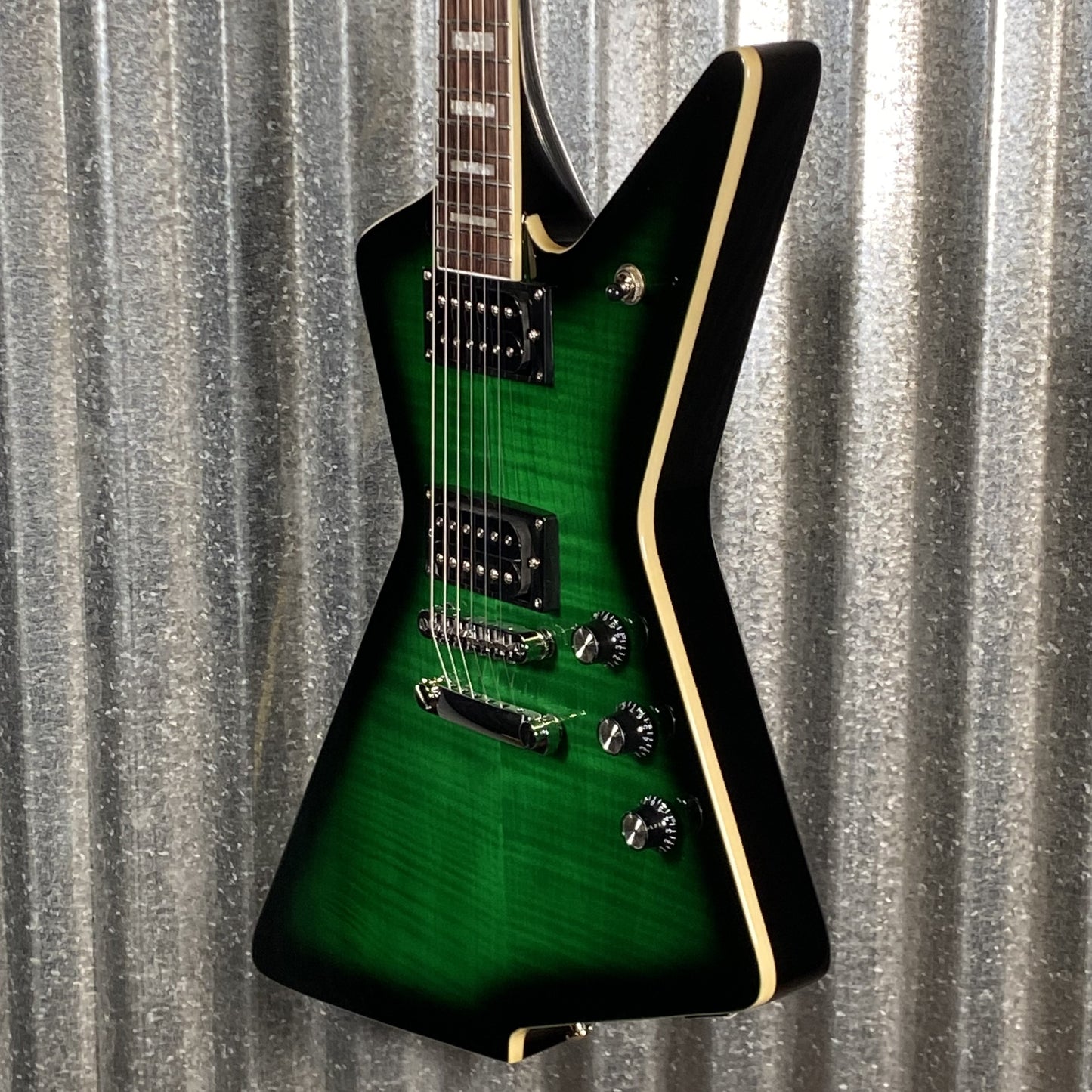 Westcreek Guitars Revenge Explorer Style Transparent Green #0730 Used