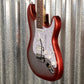 Musily MST-1 Strat Style HSS Guitar Candy Apple Redburst & Bag #3320250001 Used
