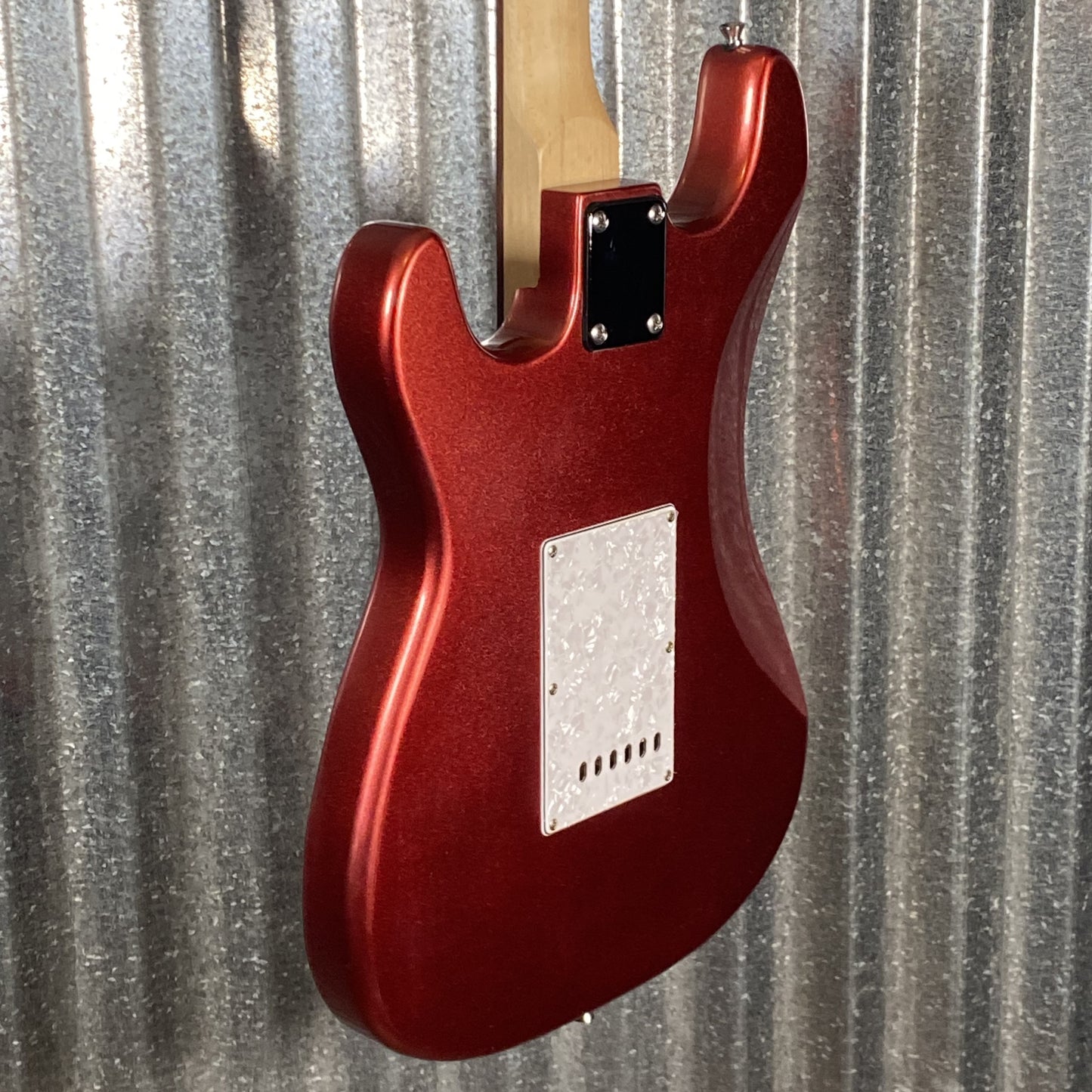 Musily MST-1 Strat Style HSS Guitar Candy Apple Redburst & Bag #3320250001 Used