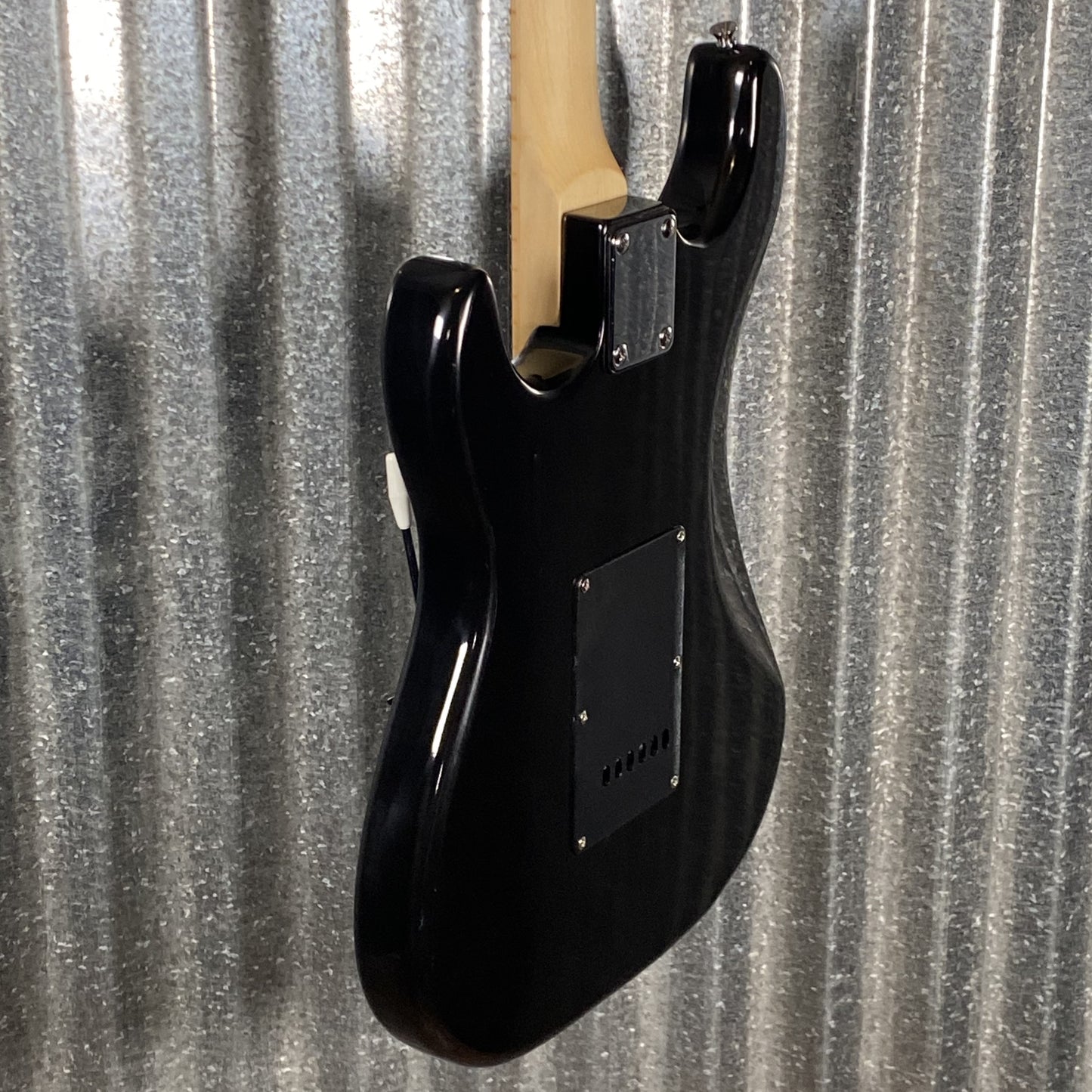 Glarry GST Strat Style Black Guitar #0001 Used