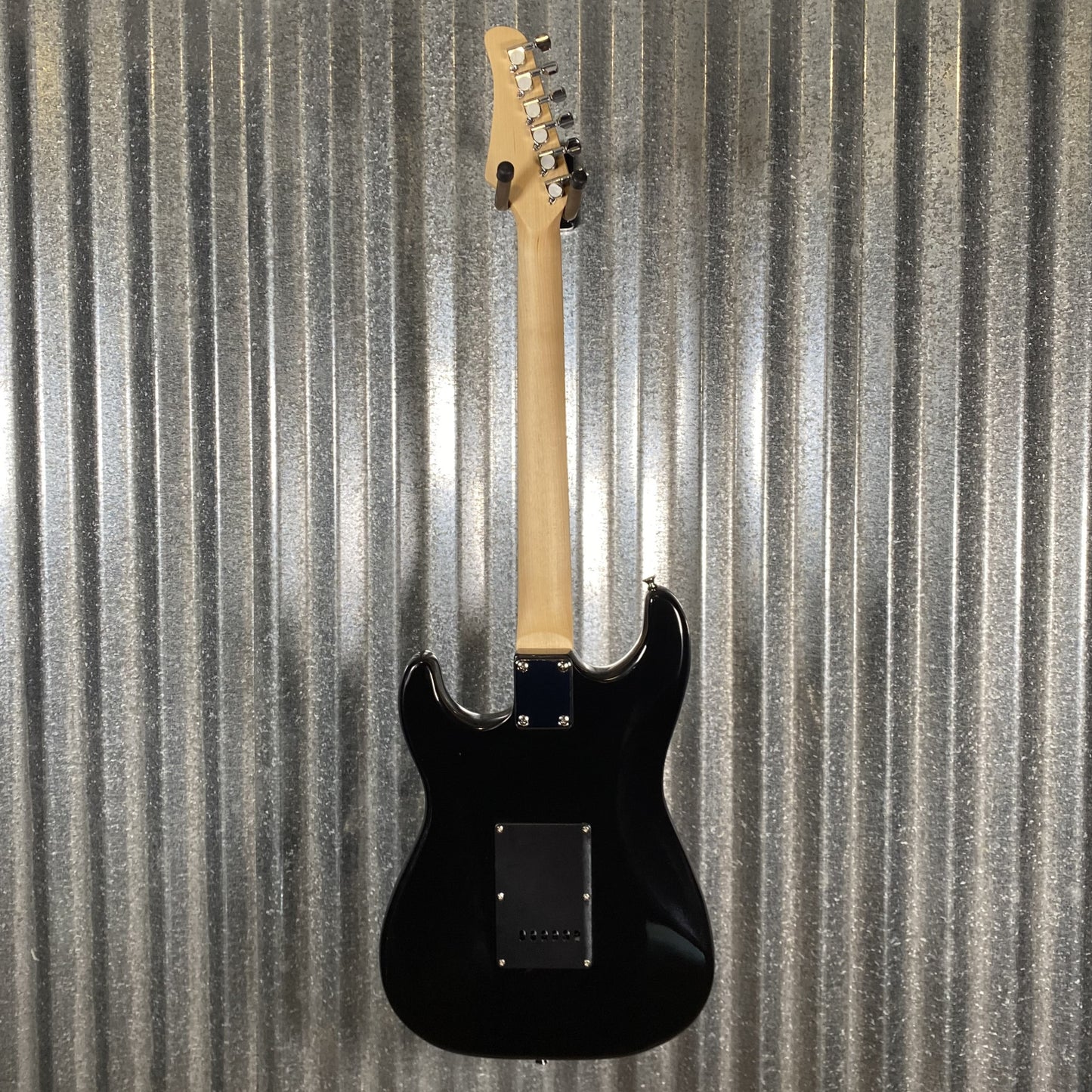 Glarry GST Strat Style Black Guitar #0001 Used