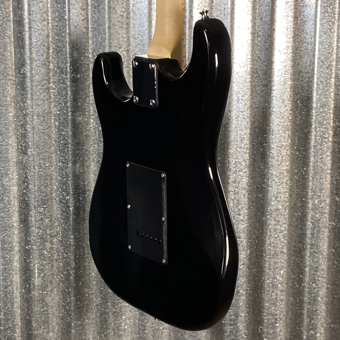 Glarry GST Strat Style Black Guitar #0001 Used