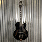 Hagstrom Tremar HJ-500 Hollow Body Guitar Gloss Black & Case #0450 Used
