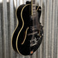 Hagstrom Tremar HJ-500 Hollow Body Guitar Gloss Black & Case #0450 Used