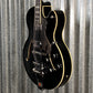Hagstrom Tremar HJ-500 Hollow Body Guitar Gloss Black & Case #0450 Used