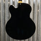Hagstrom Tremar HJ-500 Hollow Body Guitar Gloss Black & Case #0450 Used