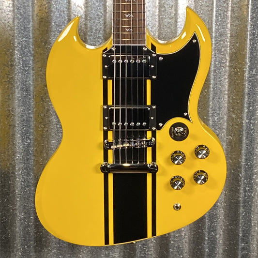 Westcreek Guitars Racer SG Offset Style Bumble-B Yellow #0094 Used
