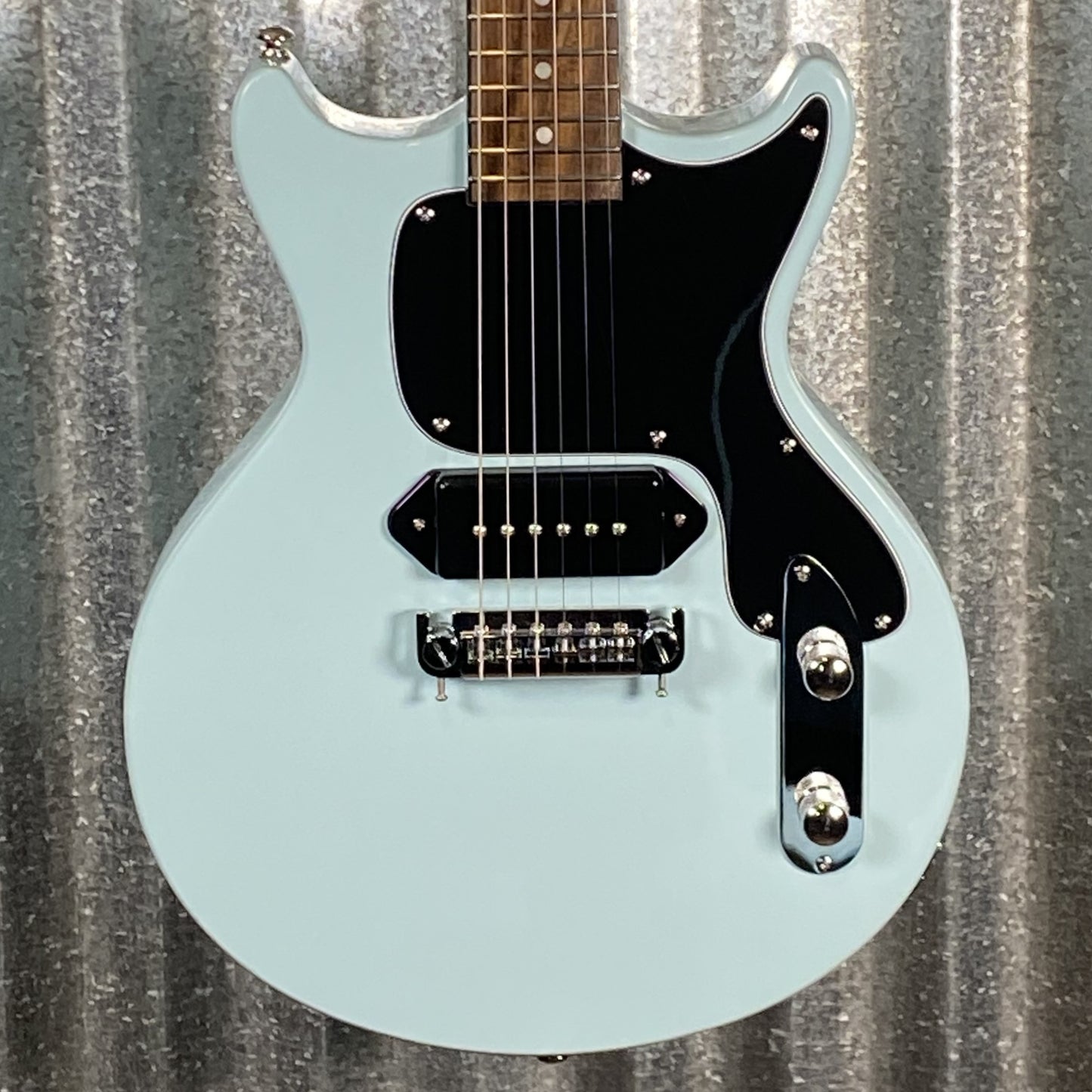 Westcreek Guitars DC LP Jr Style Double Cutaway Pastel Blue #0186 Used