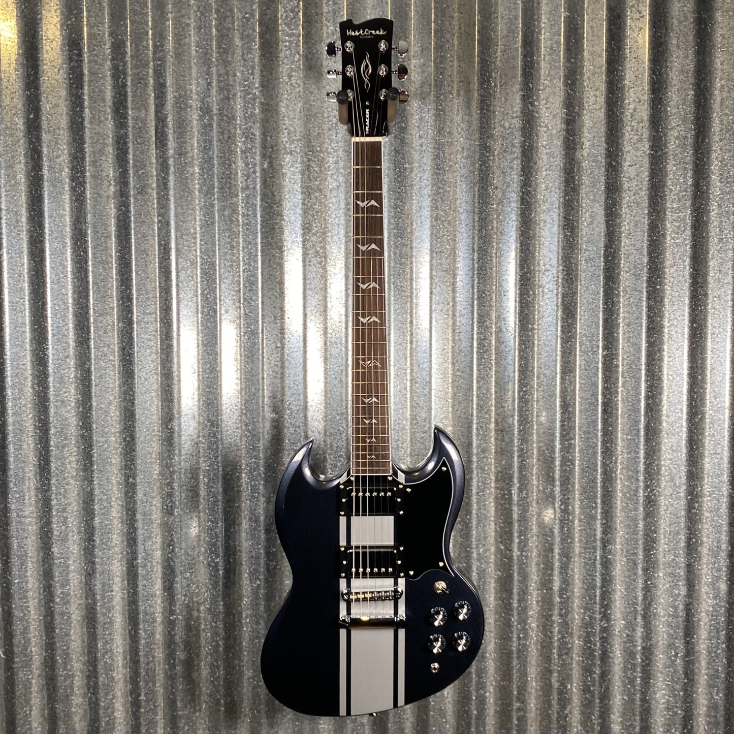 Westcreek Guitars Racer SG Offset Style Black #0295 Used