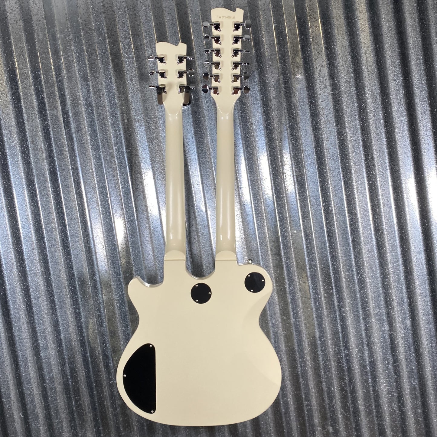 Westcreek Guitars Double Trouble Double Neck 12 & 6 String White #0117 Used