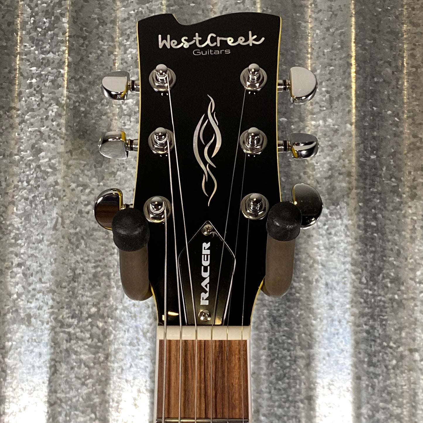 Westcreek Guitars Racer SG Offset Style Bumble-B Yellow #0131 Used