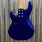 G&L USA 45th Anniversary CLF Research L-2500 Sapphire Metallic 5 String Bass & Bag L2500 #1059 Used