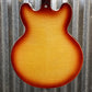 Epiphone ES-335 Figured Top Raspberry Tea Burst Semi Hollow Body Guitar & Bag #3485 Used