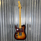 G&L Tribute ASAT Classic Bluesboy Semi Hollow Body Left Hand 3 Tone Sunburst Guitar #7403 Used