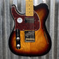 G&L Tribute ASAT Classic Bluesboy Semi Hollow Body Left Hand 3 Tone Sunburst Guitar #7403 Used