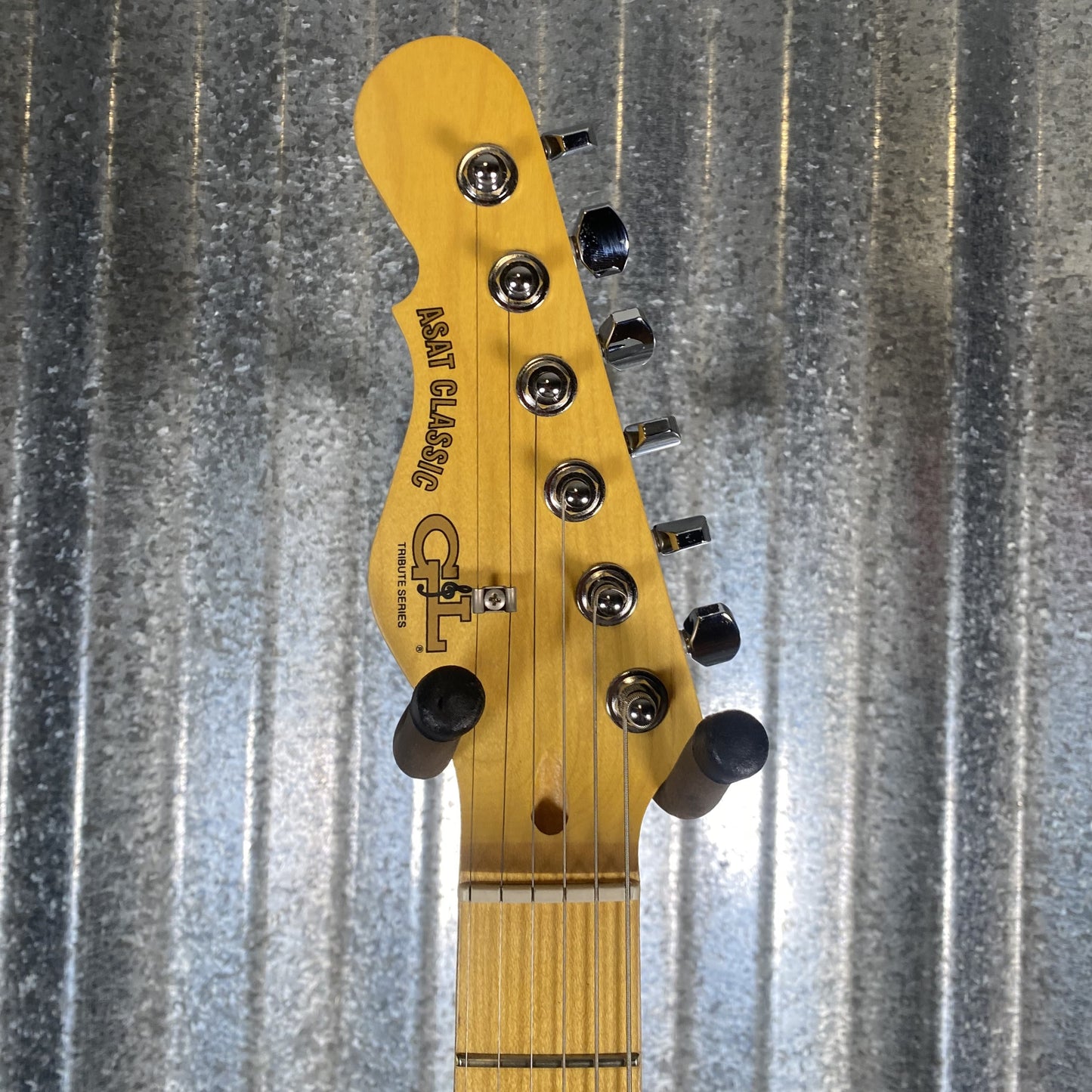 G&L Tribute ASAT Classic Bluesboy Semi Hollow Body Left Hand 3 Tone Sunburst Guitar #7403 Used