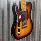 G&L Tribute ASAT Classic Bluesboy Semi Hollow Body Left Hand 3 Tone Sunburst Guitar #4499 Used
