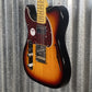 G&L Tribute ASAT Classic Bluesboy Semi Hollow Body Left Hand 3 Tone Sunburst Guitar #4499 Used