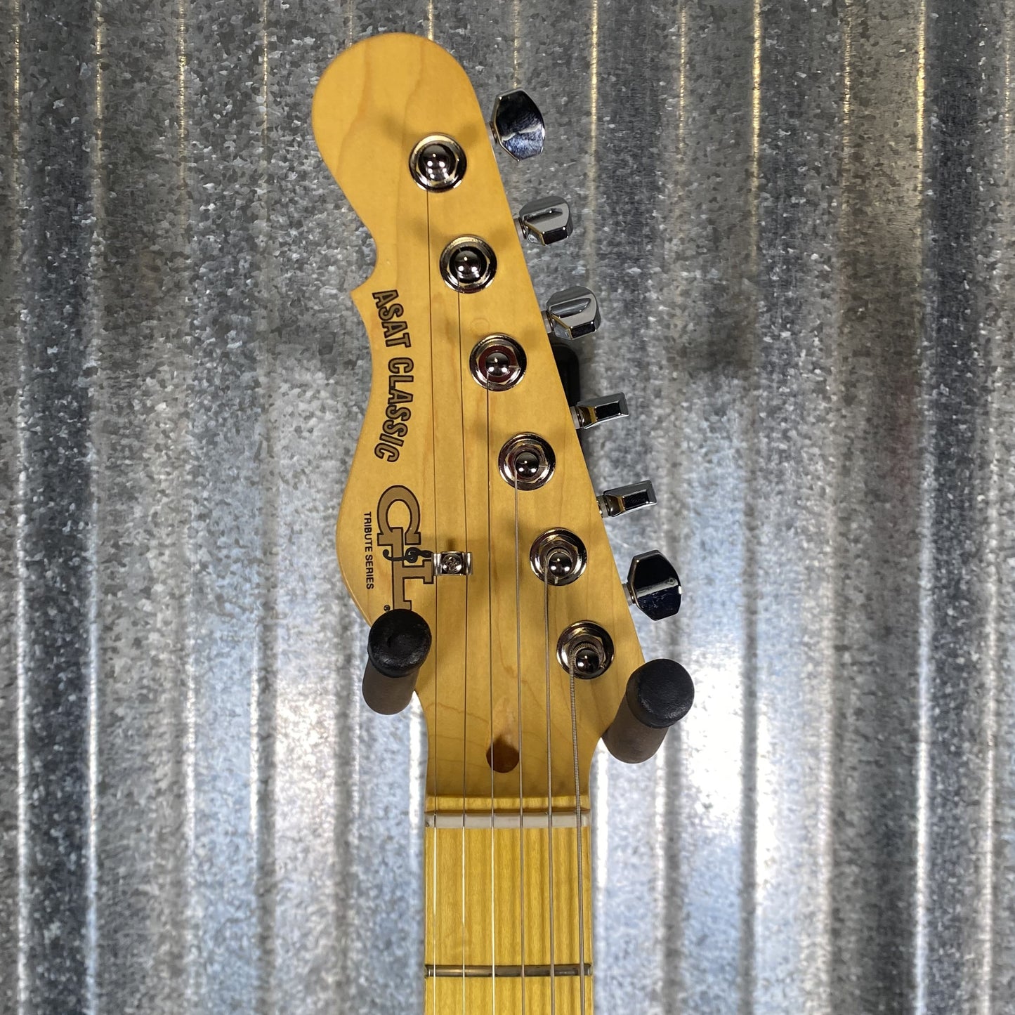 G&L Tribute ASAT Classic Bluesboy Semi Hollow Body Left Hand 3 Tone Sunburst Guitar #4500 Used