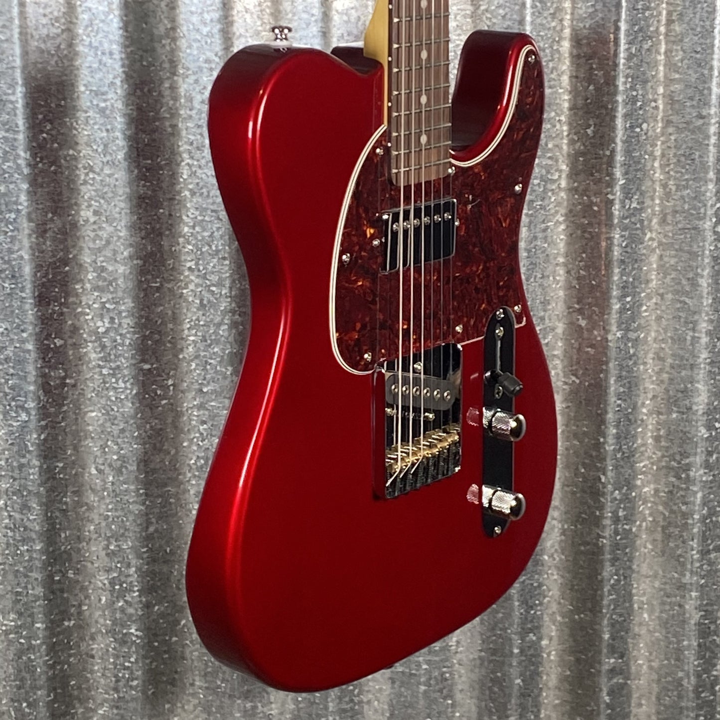 G&L Tribute ASAT Classic Bluesboy Candy Apple Red Guitar #3712 Used