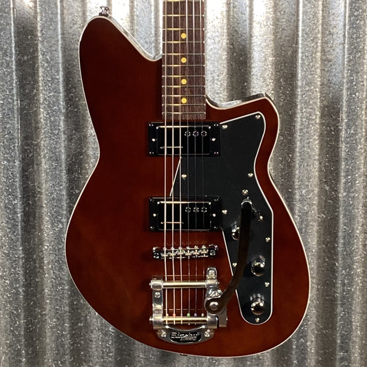 Reverend Jetstream HCB Bigsby Dark Violin Brown Railhammer Guitar #67213