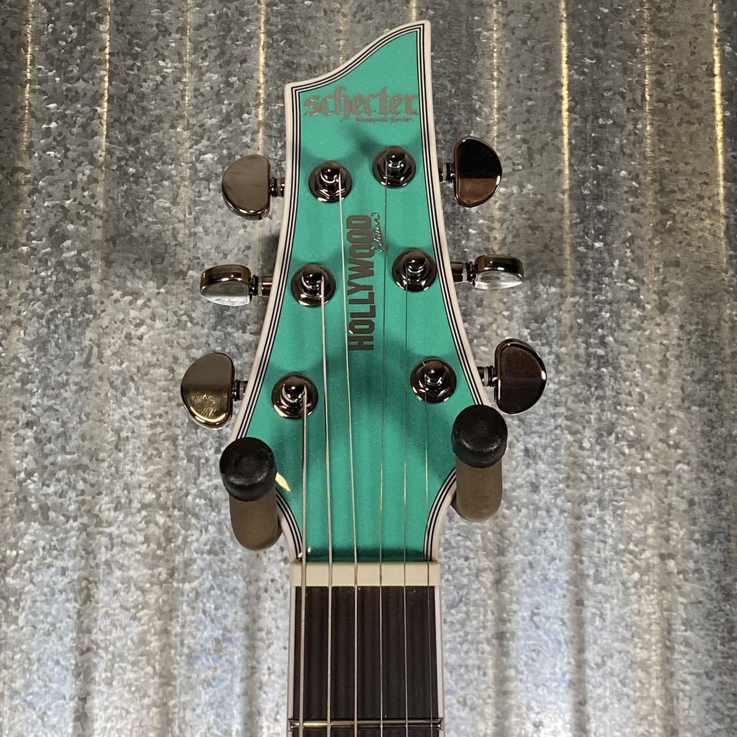 Schecter C-1 SLS Hollywood Glacier Metallic Fishman Guitar #2235