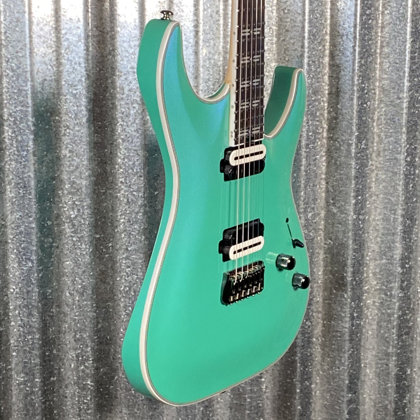 Schecter C-1 SLS Hollywood Glacier Metallic Fishman Guitar #2235