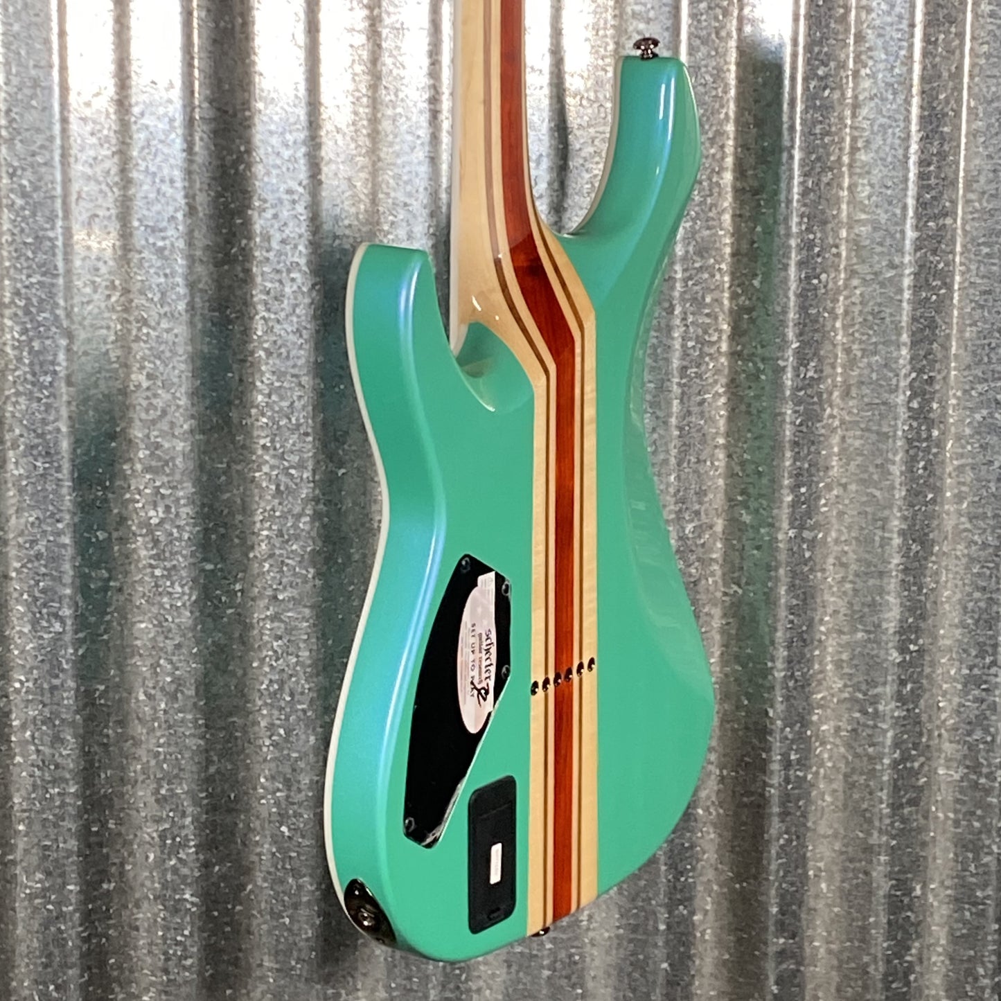 Schecter C-1 SLS Hollywood Glacier Metallic Fishman Guitar #2235