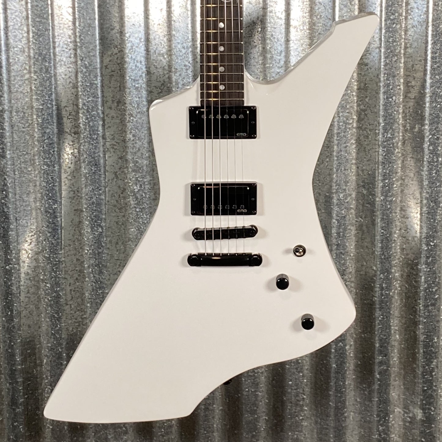 ESP LTD James Hetfield Snakebyte Snow White EMG Guitar & Case LSNAKEBYTESW #0084 Used