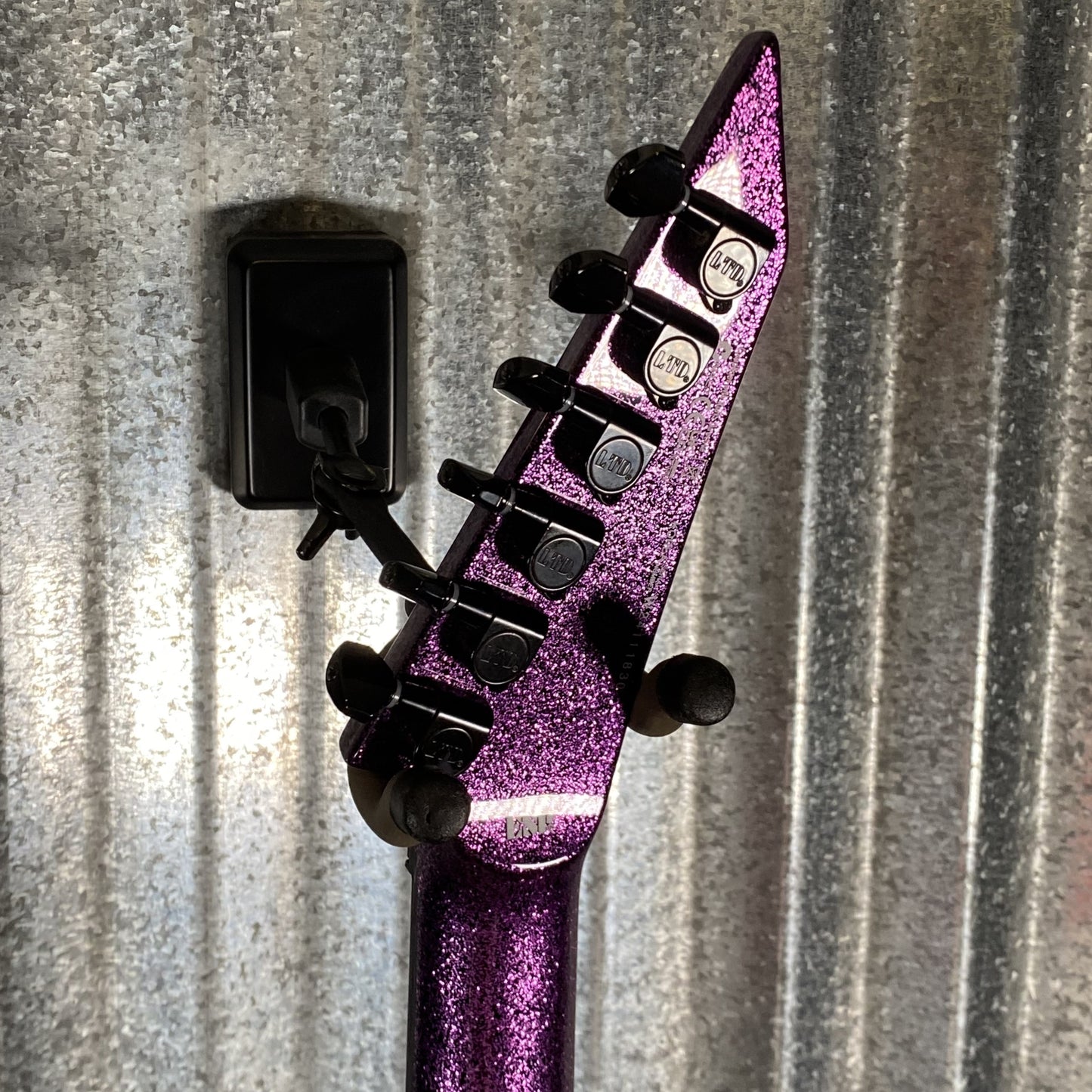 ESP LTD KH-602 Kirk Hammett Purple Sparkle EMG Guitar & Case KH602PSP #1830 Used