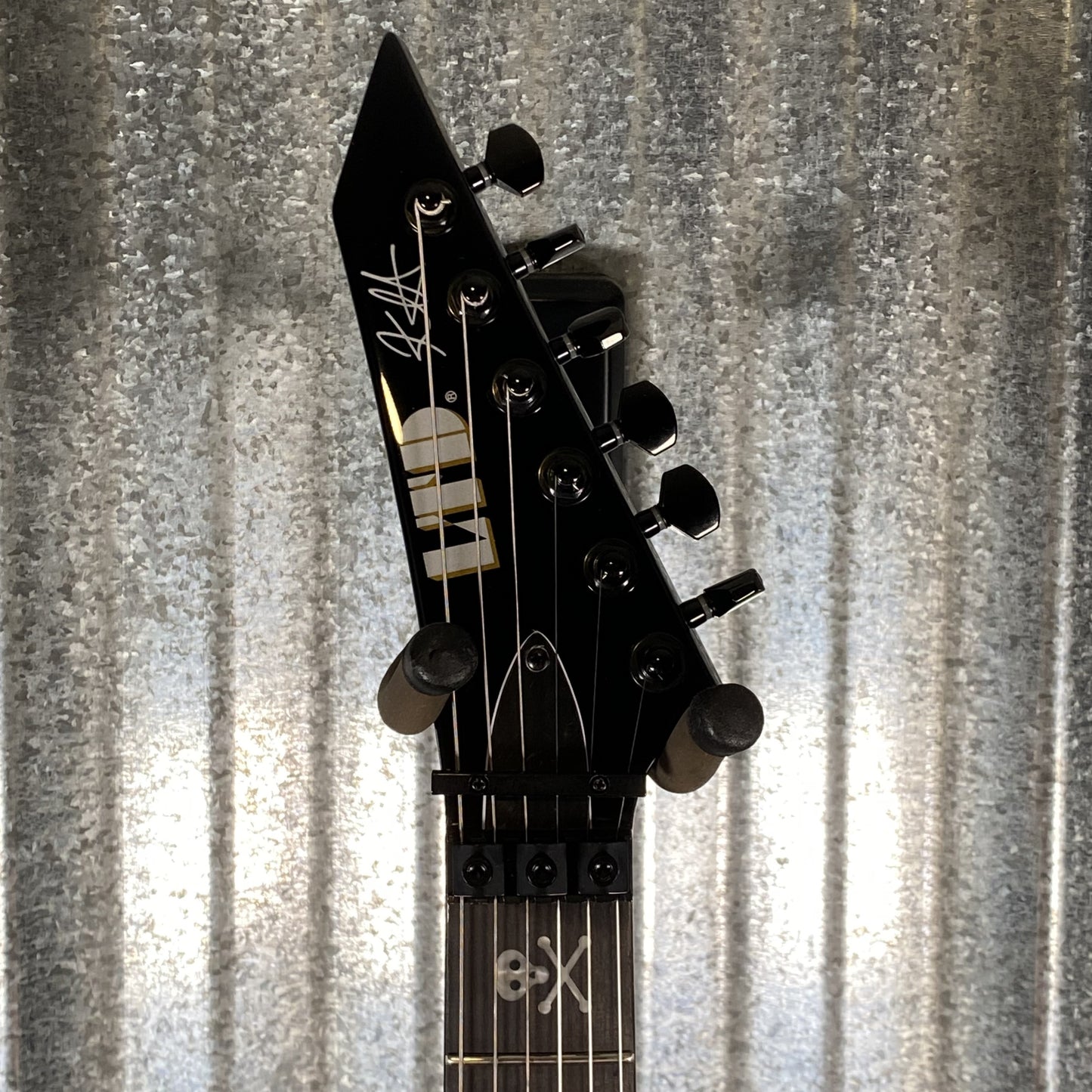 ESP LTD KH-602 Kirk Hammett EMG Black Guitar & Case LKH602 #0685 Used