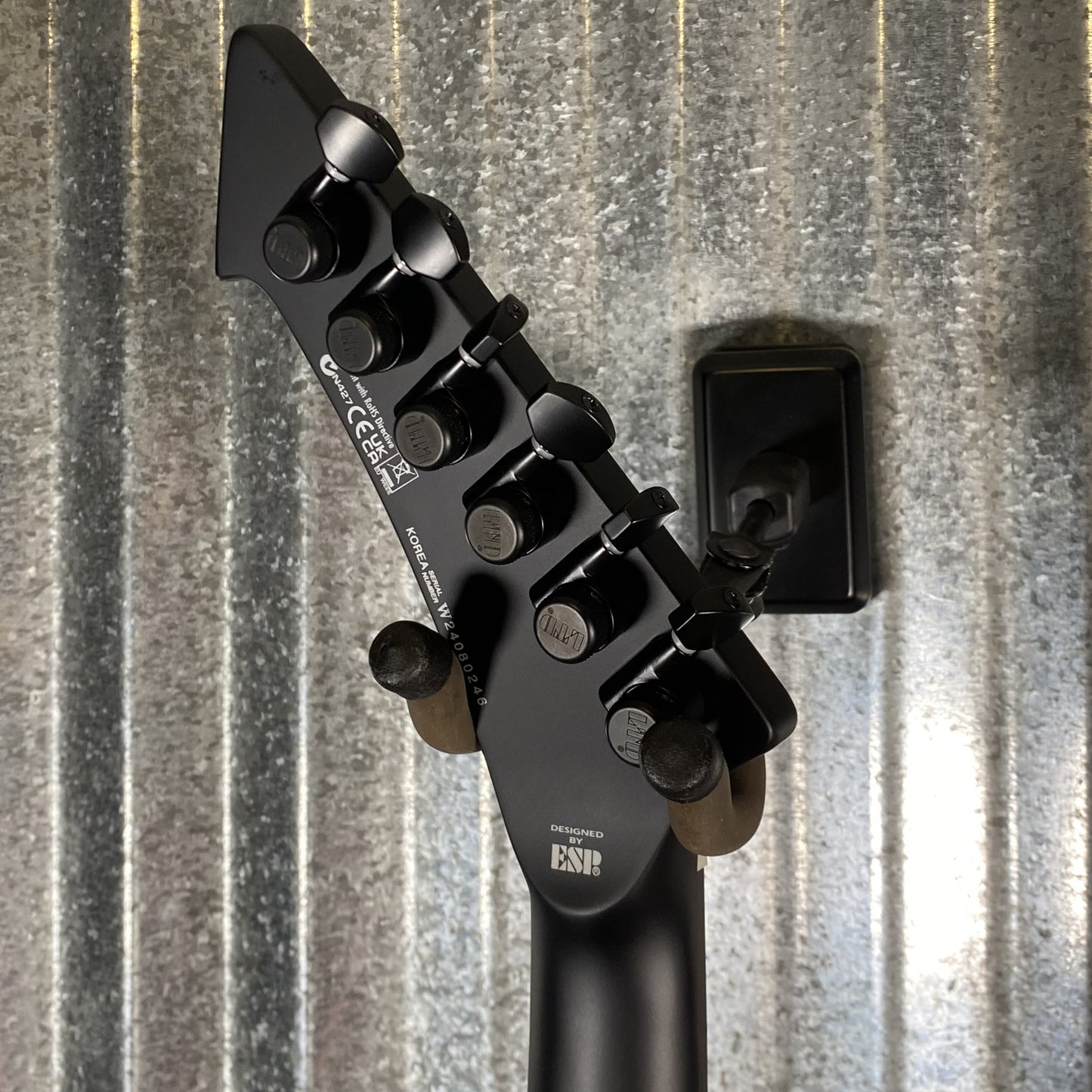 ESP LTD Snakebyte James Hetfield Black Satin EMG Guitar & Case LSNAKEBYTEBLKS #0246 Used