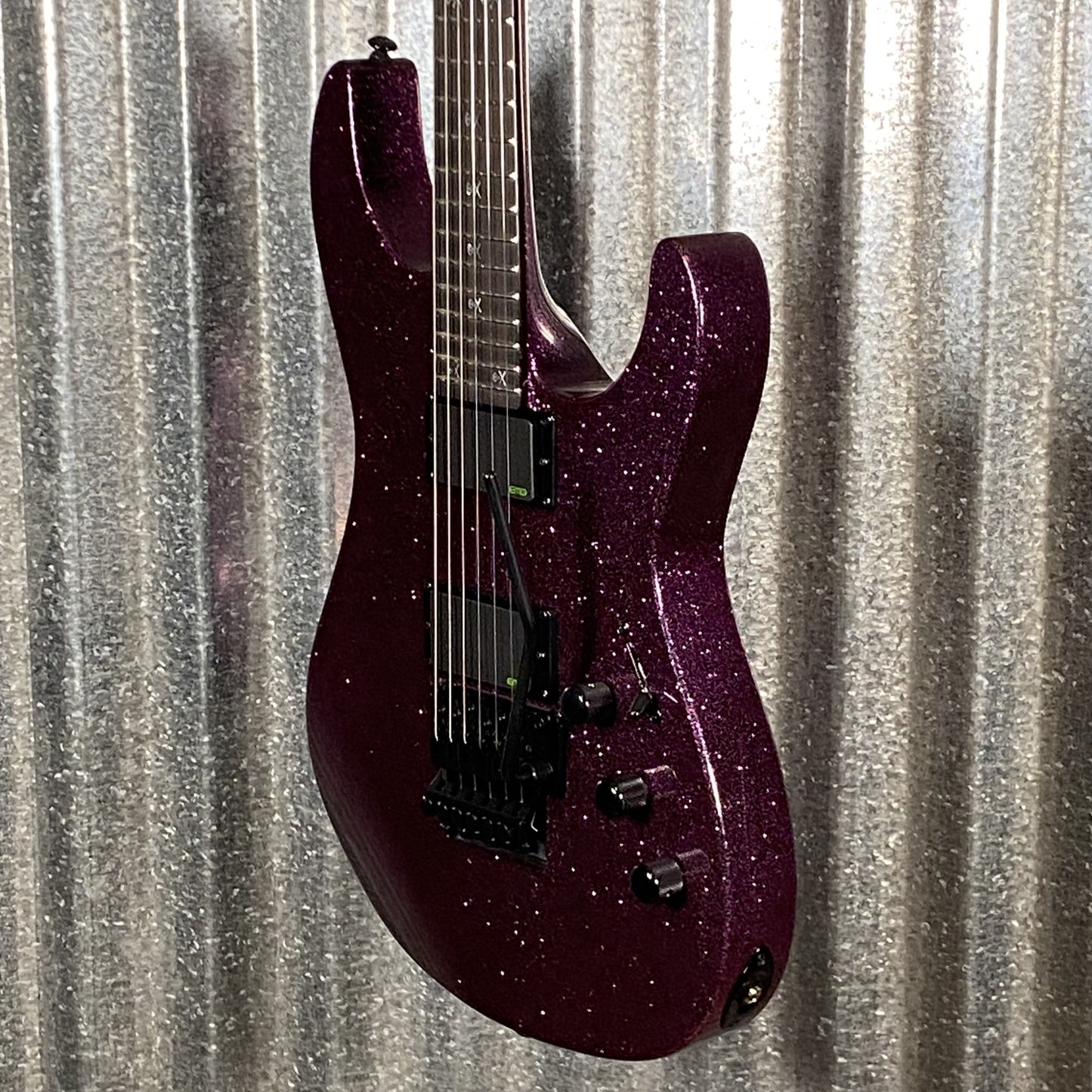ESP LTD KH-602 Kirk Hammett Purple Sparkle EMG Guitar & Case KH602PSP #2358 Used