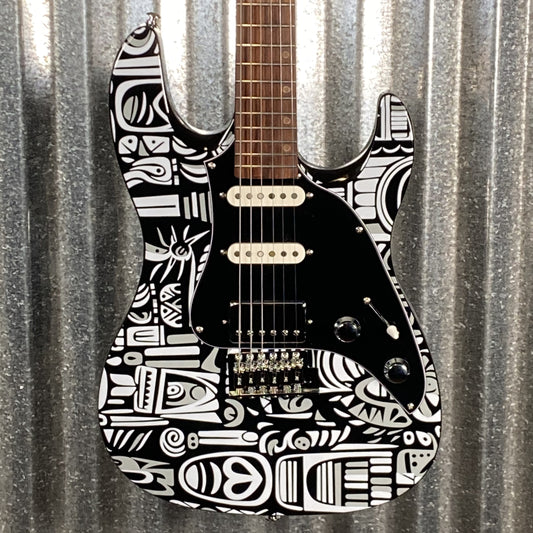 Westcreek Guitars JX-20 HSS Strat Style Native Black White 0278 Used